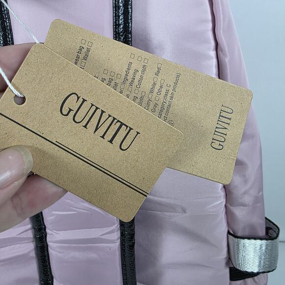 GUIVITU Girls Backpack School Children Bookbag Casual Pink Pencil Case Large - Picture 10 of 16